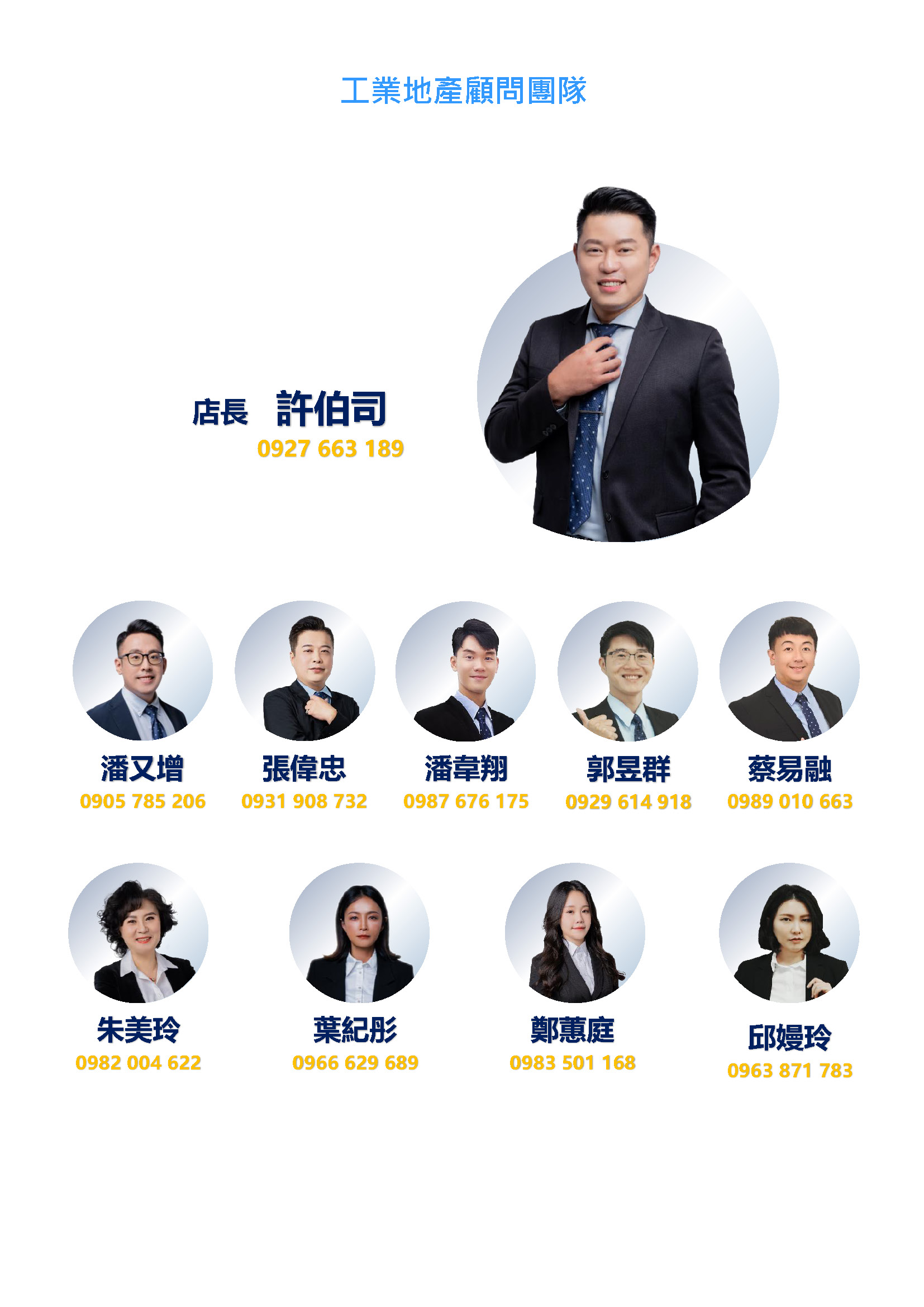 工業地產顧問團隊